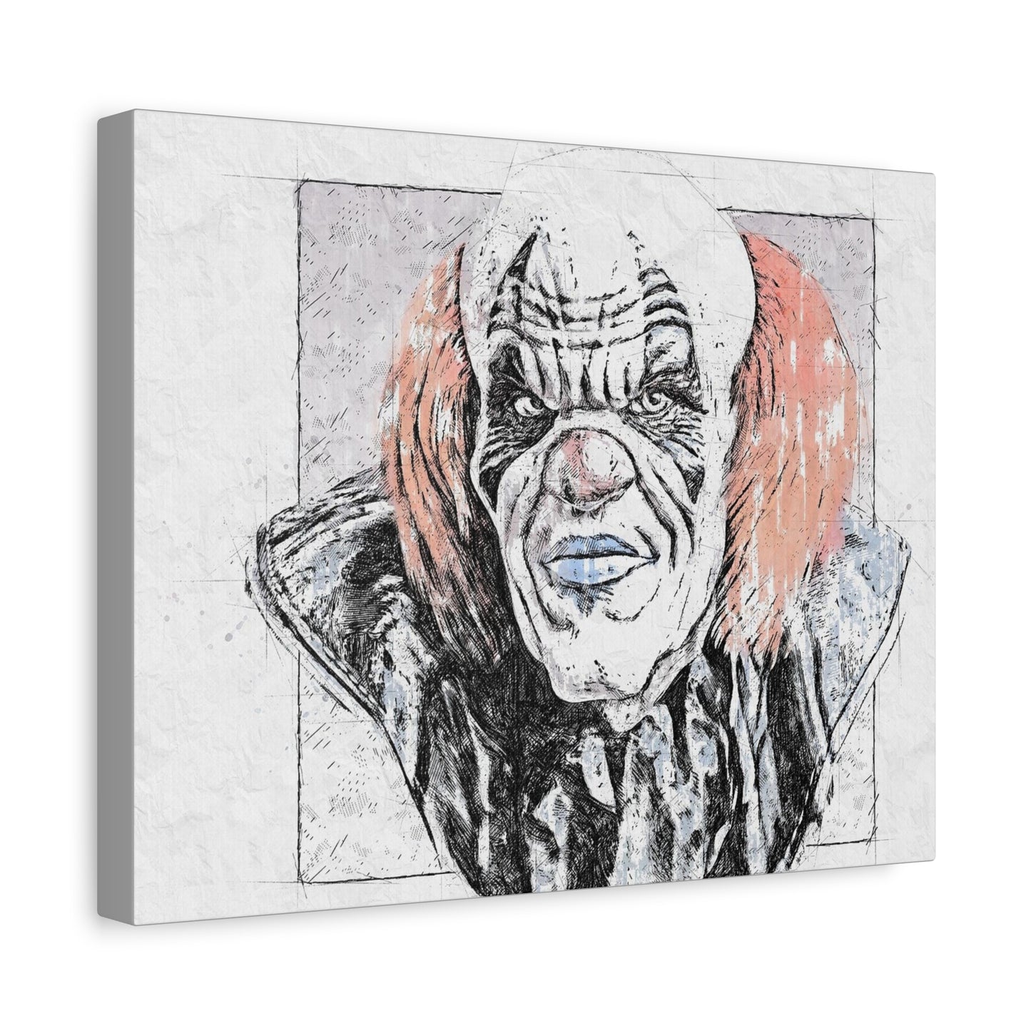 Clown Matte Canvas, Stretched, 1.25"