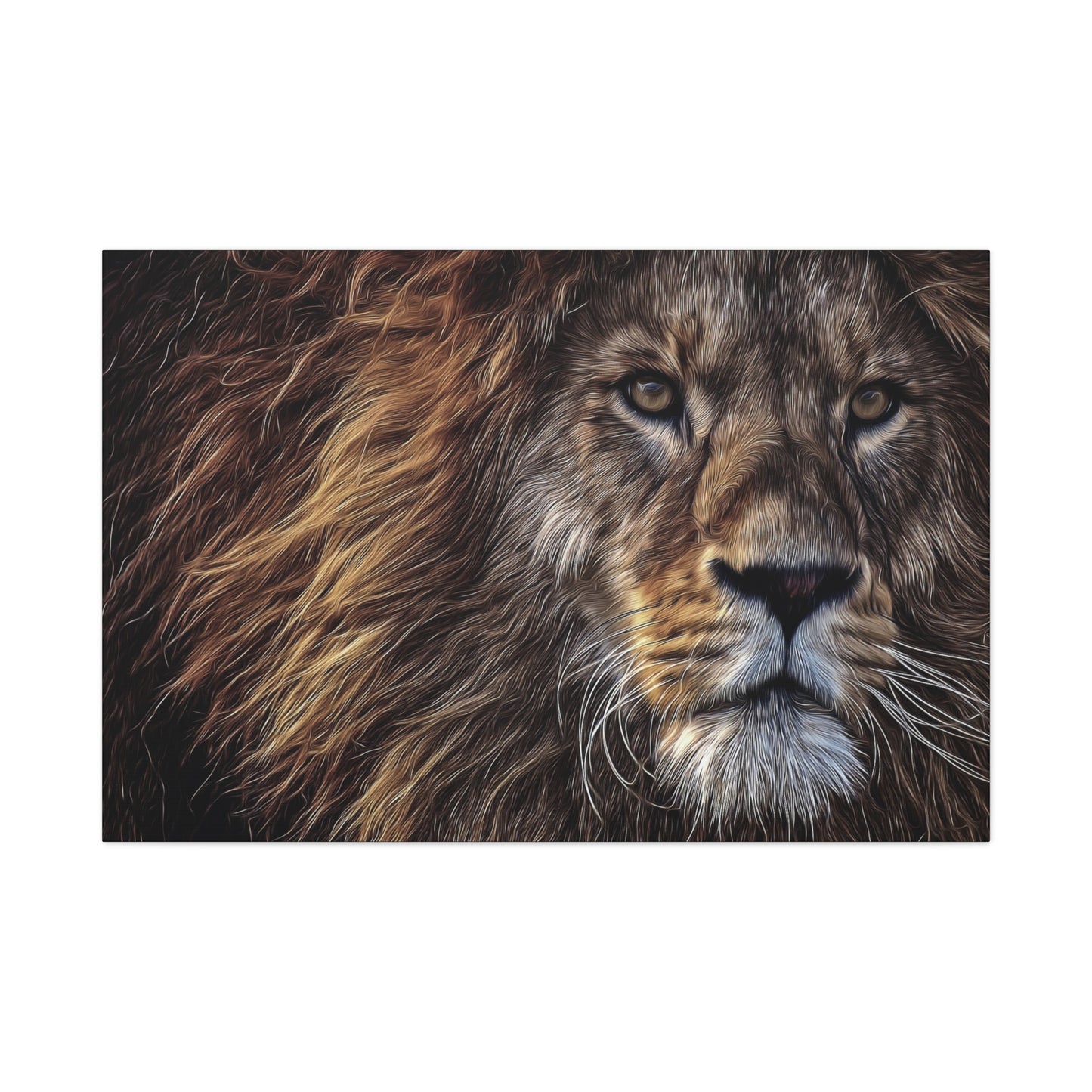 Lion Matte Canvas, Stretched, 1.25"