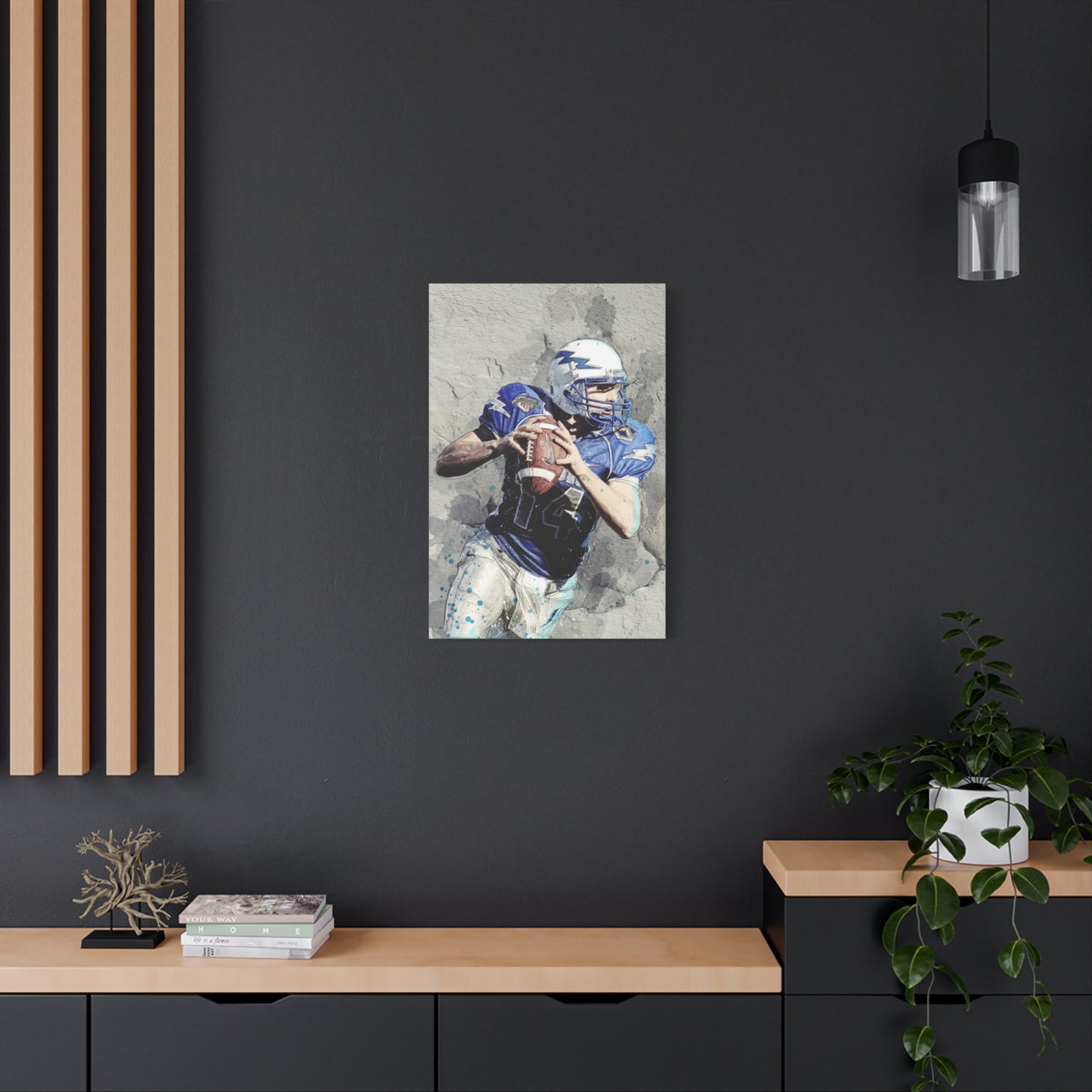 Quarterback Matte Canvas, Stretched, 1.25"