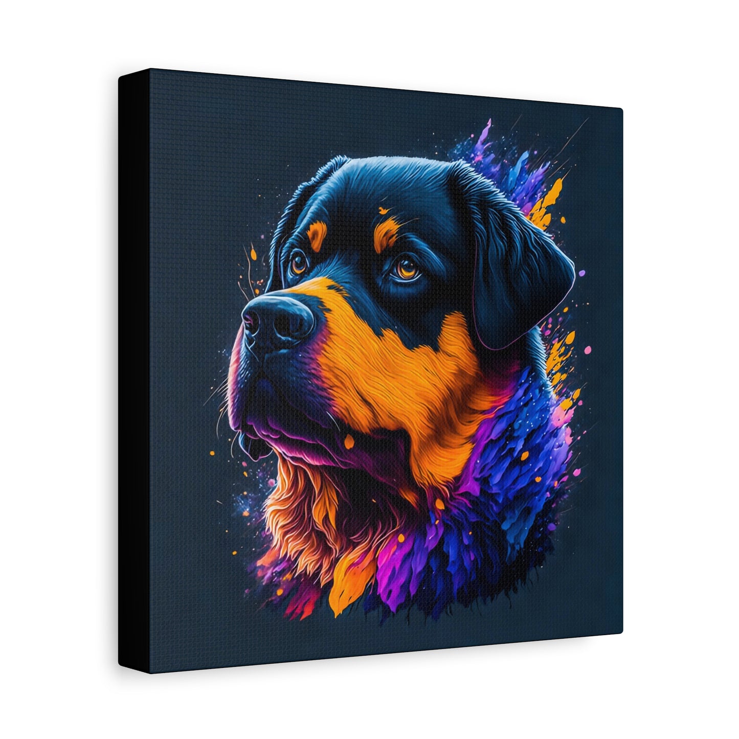 Rottweiller Matte Canvas, Stretched, 1.25"