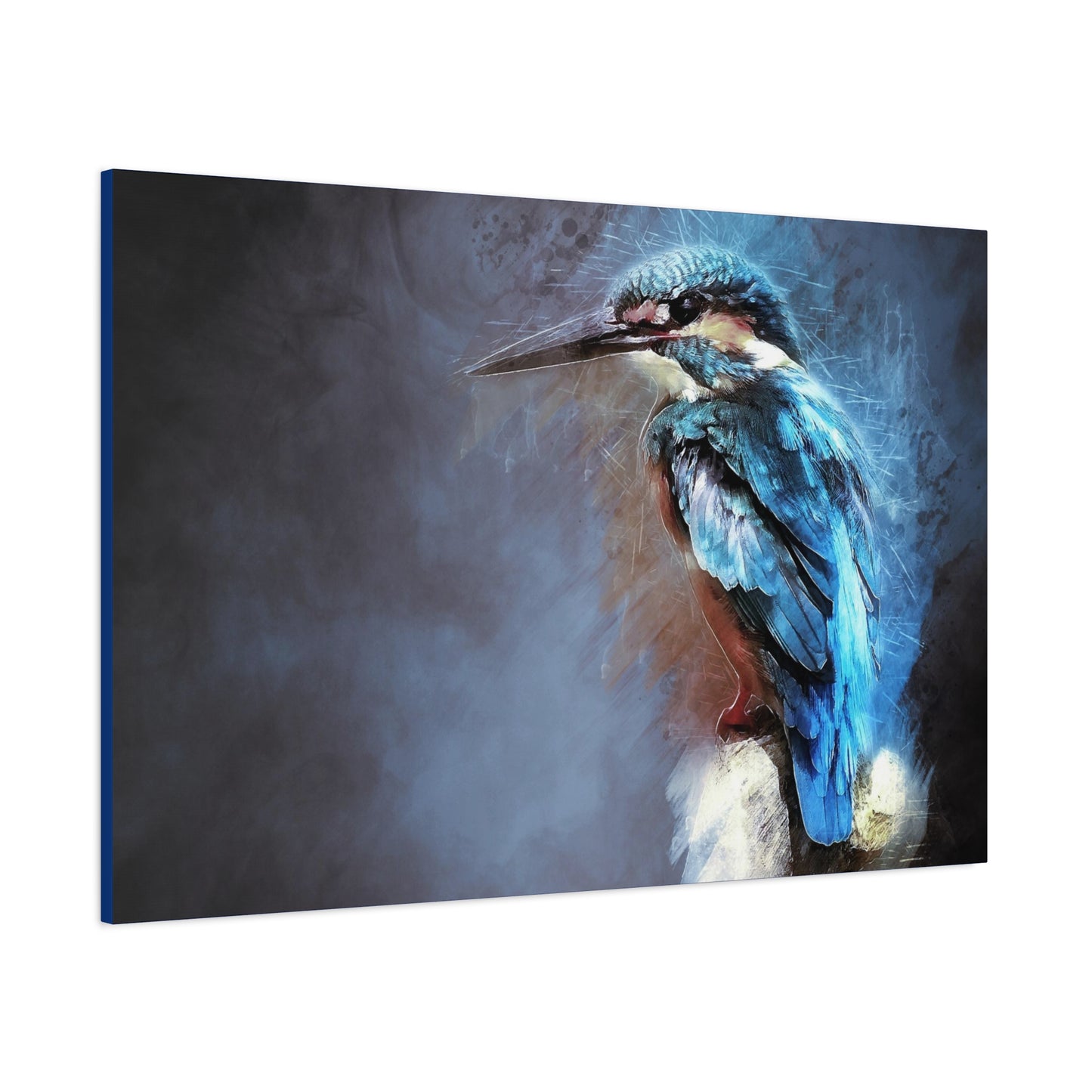 Kingfisher Matte Canvas, Stretched, 1.25"