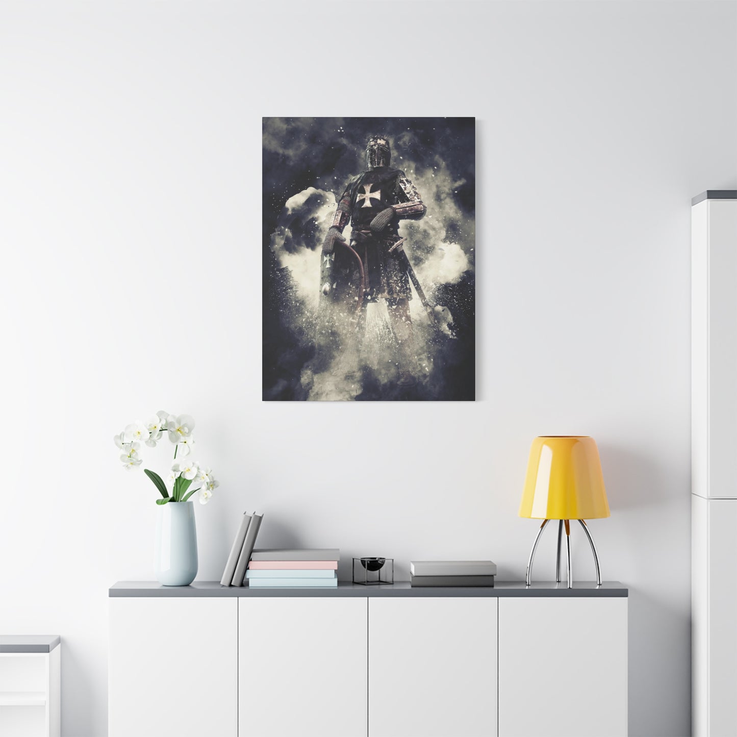 Knight Crusader Matte Canvas, Stretched, 1.25"