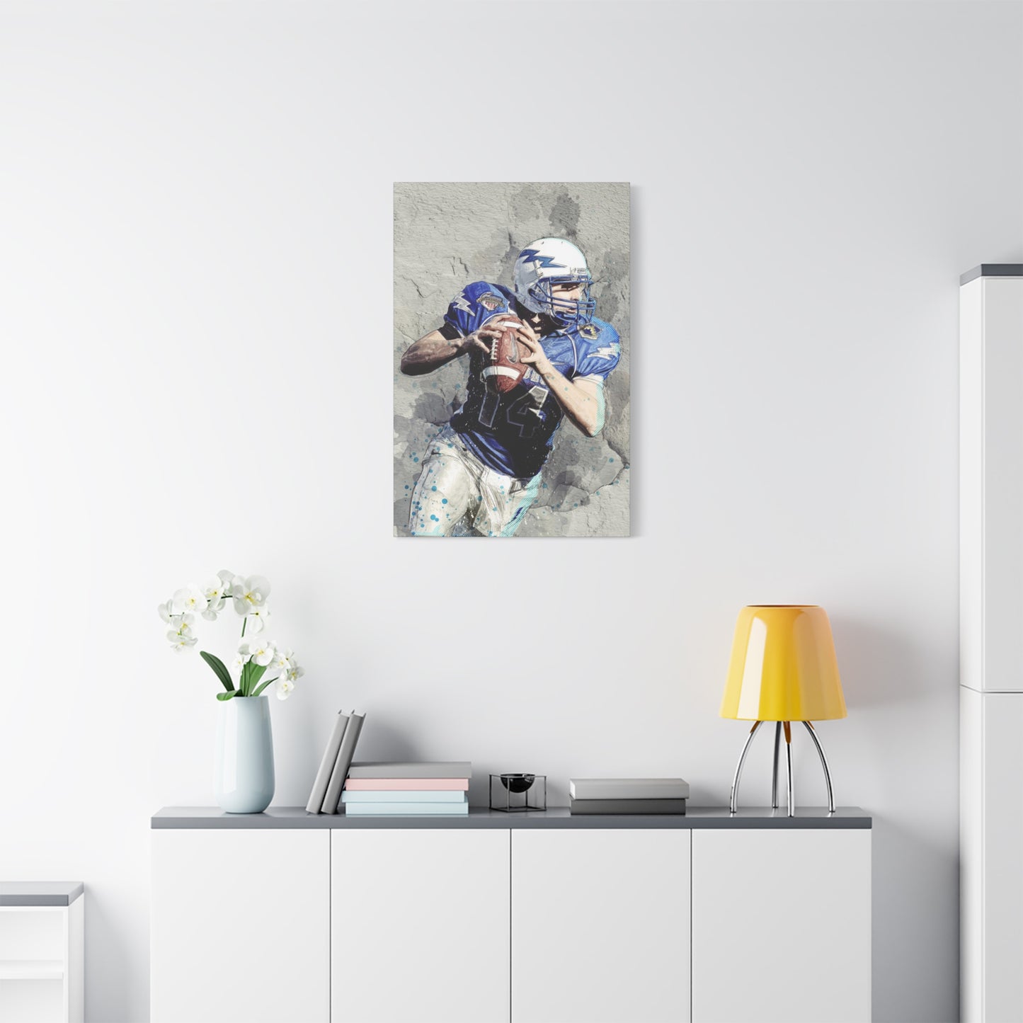 Quarterback Matte Canvas, Stretched, 1.25"