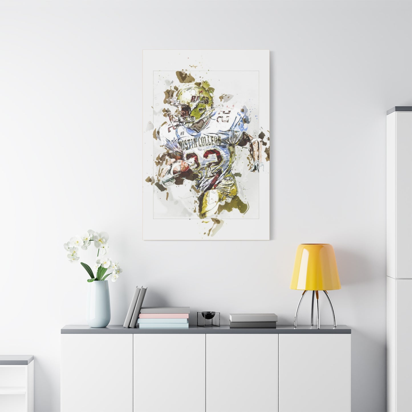 Football Matte Canvas, Stretched, 1.25"