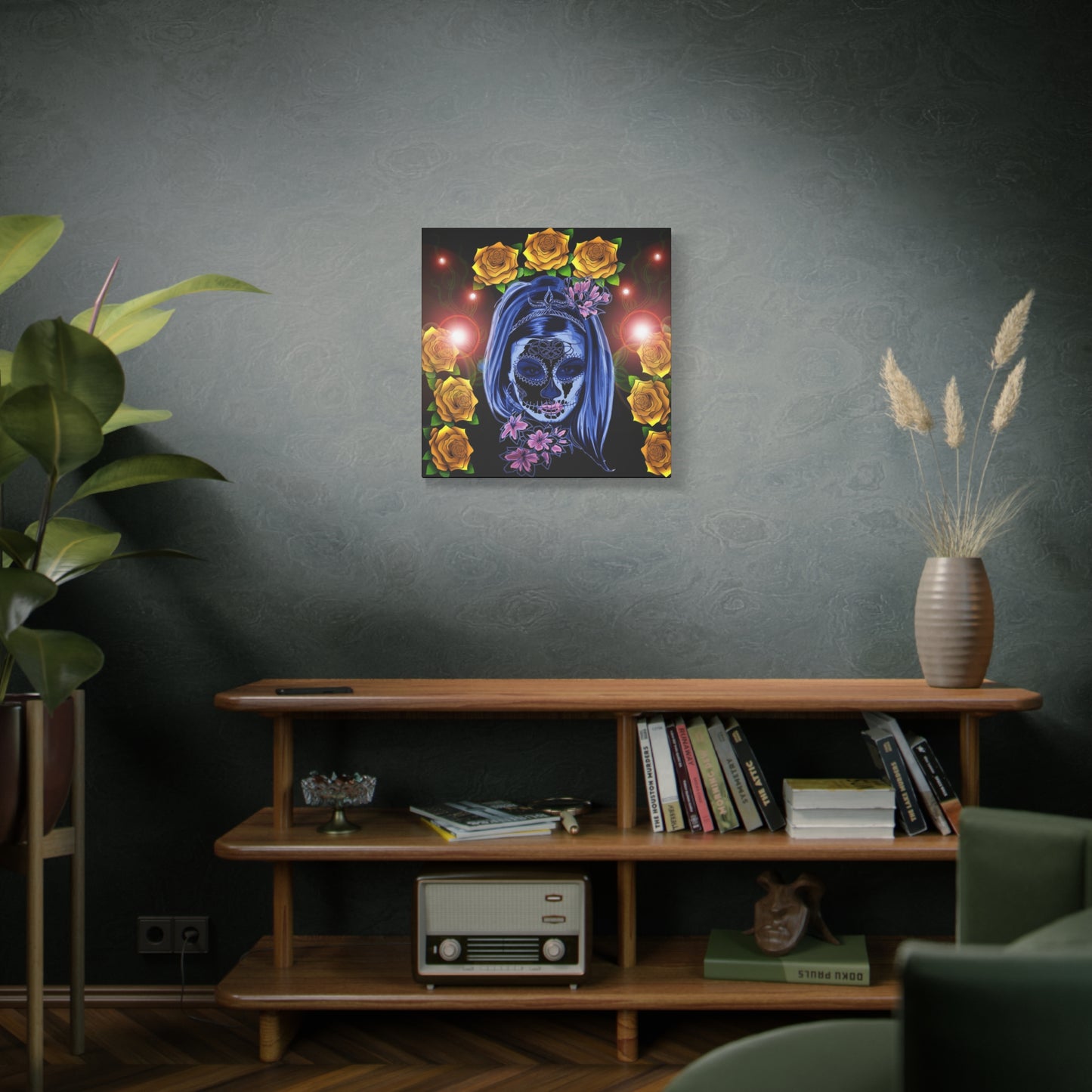 Day of the dead Matte Canvas, Stretched, 1.25"