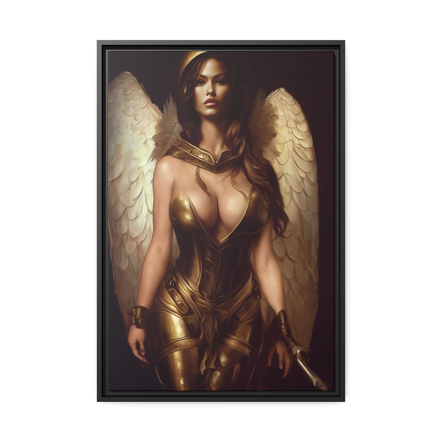 Goddess Matte Canvas, Black Frame