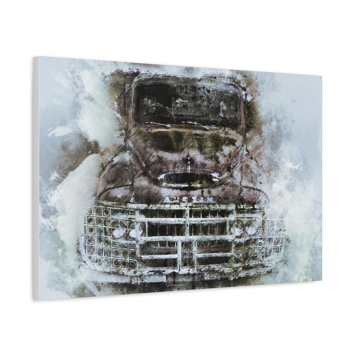 Austin Truck Matte Canvas, Stretched, 1.25"