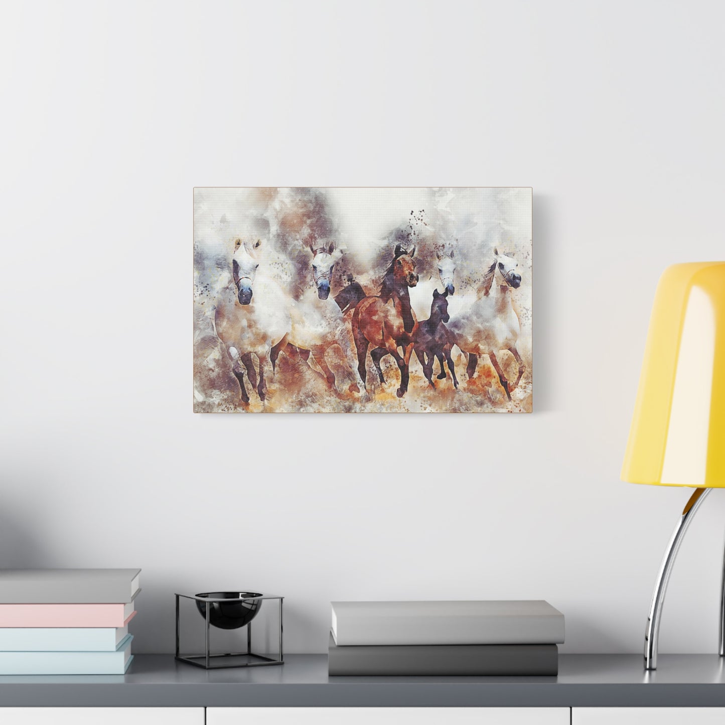 Horses Matte Canvas, Stretched, 1.25"