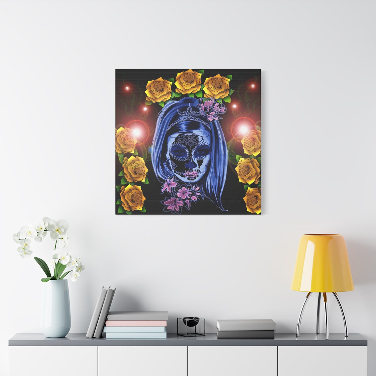 Day of the dead Matte Canvas, Stretched, 1.25"