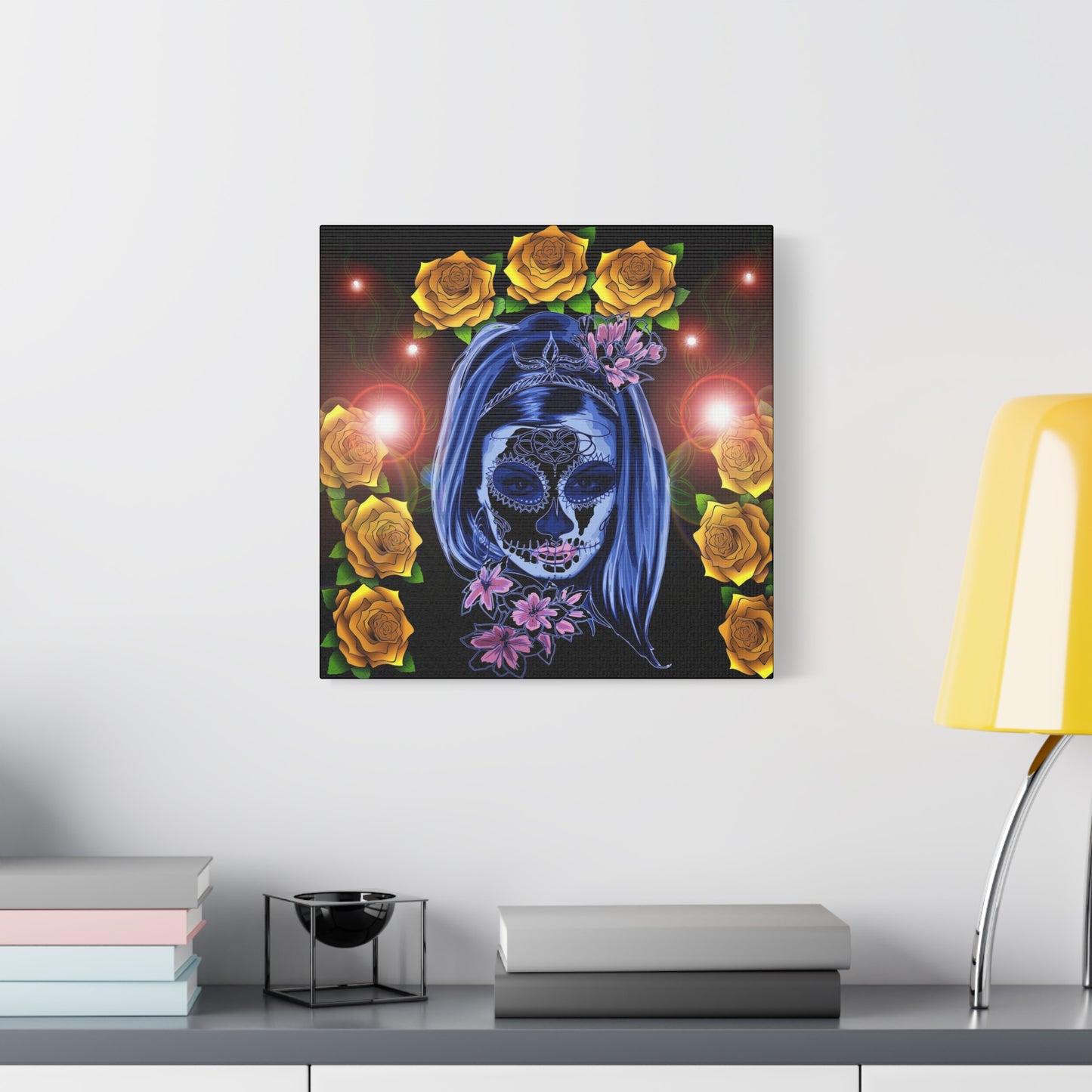Day of the dead Matte Canvas, Stretched, 1.25"