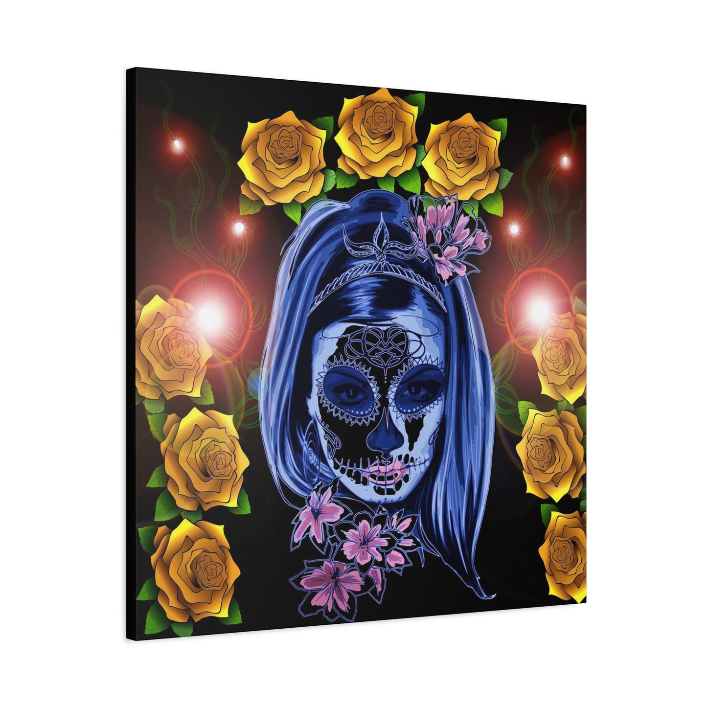 Day of the dead Matte Canvas, Stretched, 1.25"