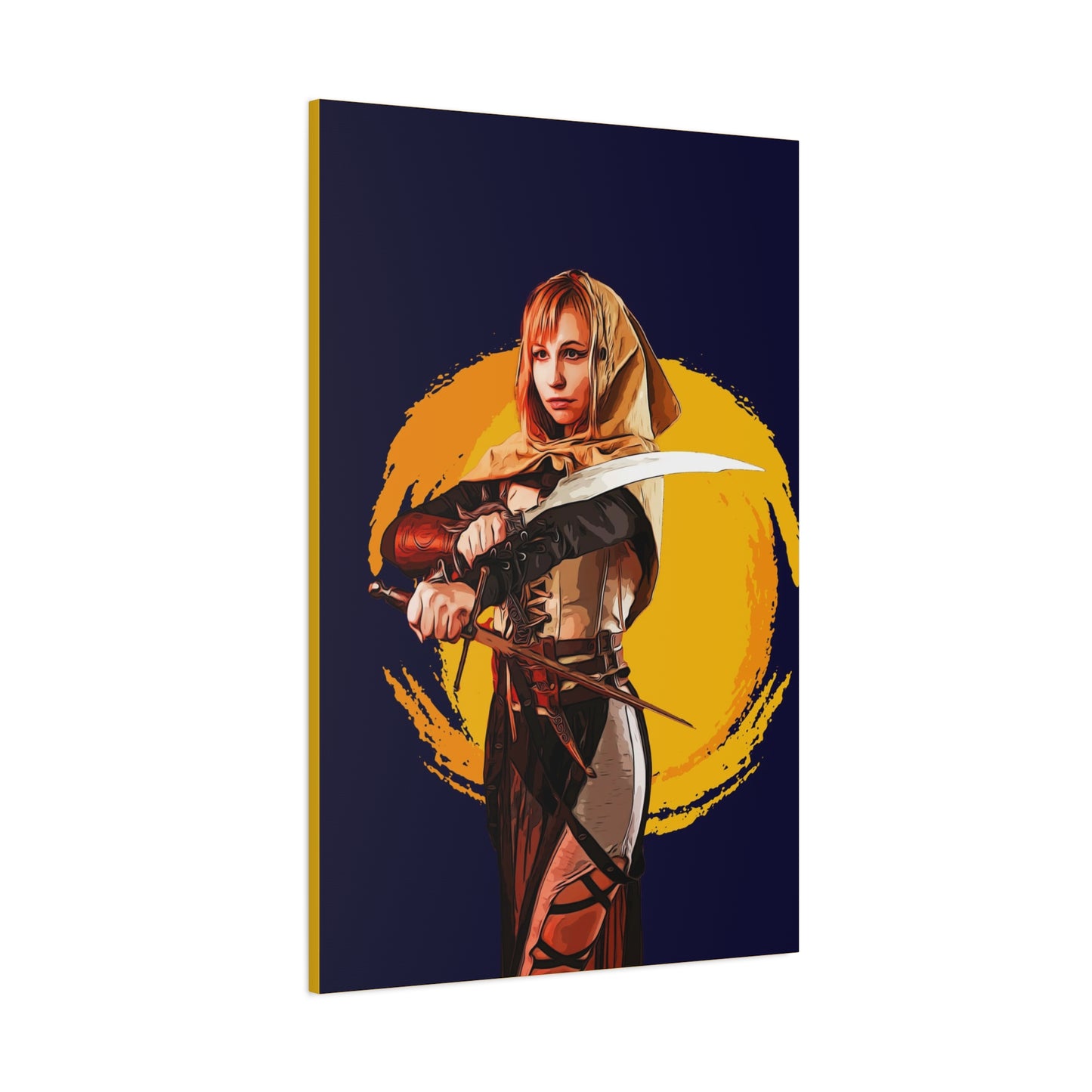 Cosplay Woman Warrior Matte Canvas, Stretched, 1.25"