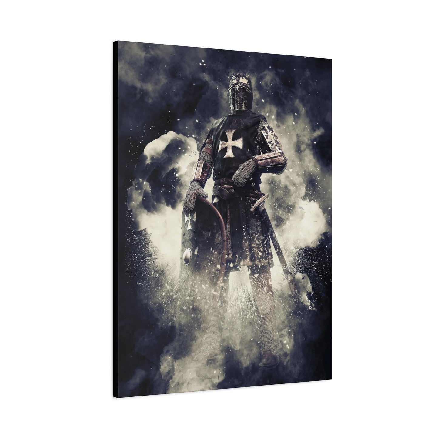 Knight Crusader Matte Canvas, Stretched, 1.25"