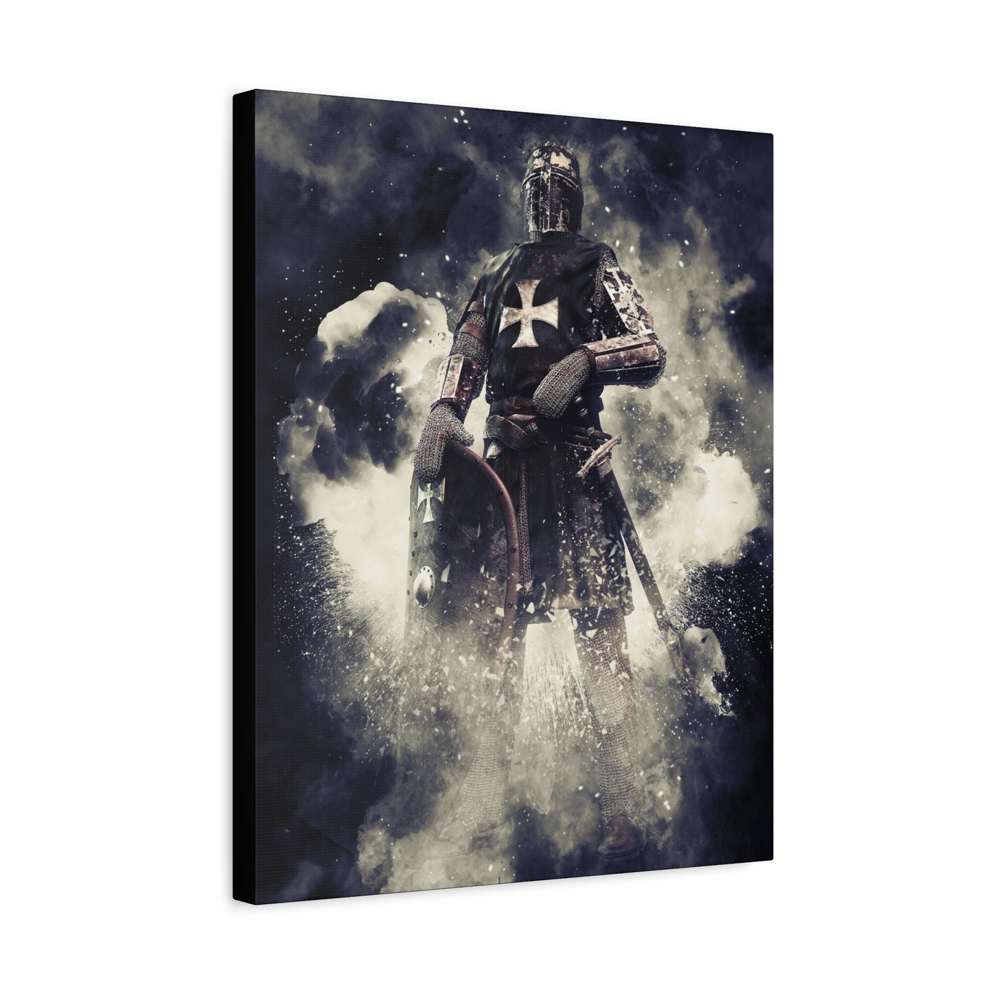 Knight Crusader Matte Canvas, Stretched, 1.25"