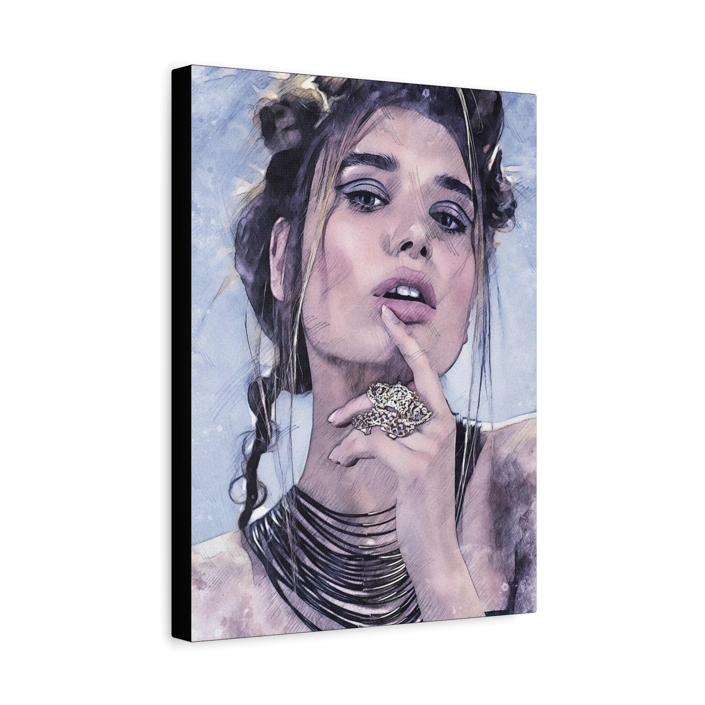 Woman Matte Canvas, Stretched, 1.25"