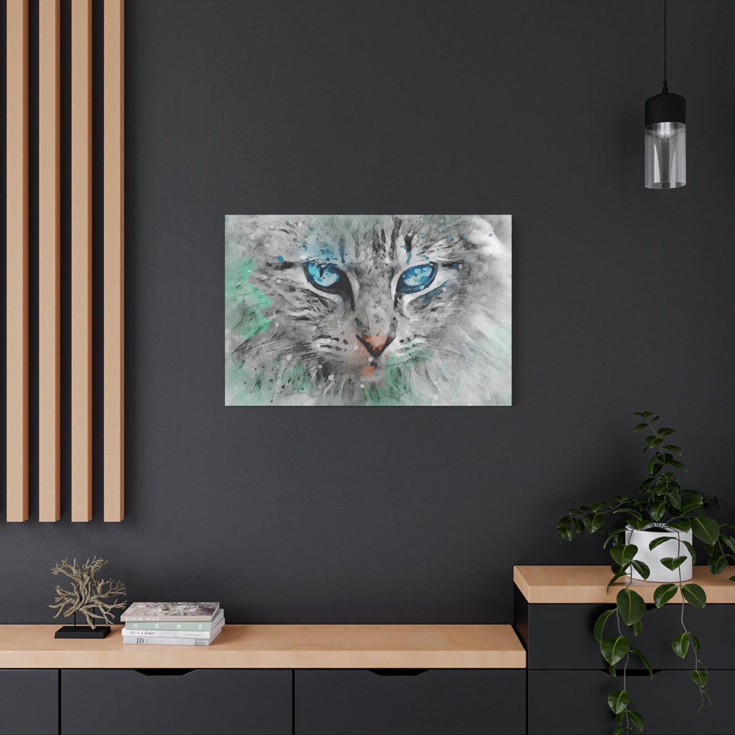 CAT Matte Canvas, Stretched, 1.25"
