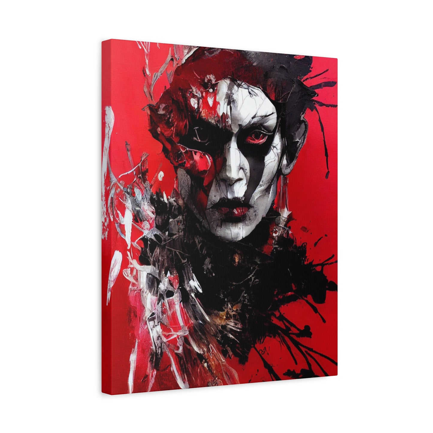 Shaman Red AI Gen Matte Canvas, Stretched, 1.25"