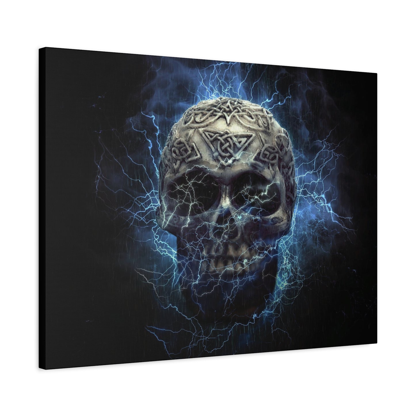 Skull Matte Canvas, Stretched, 1.25"