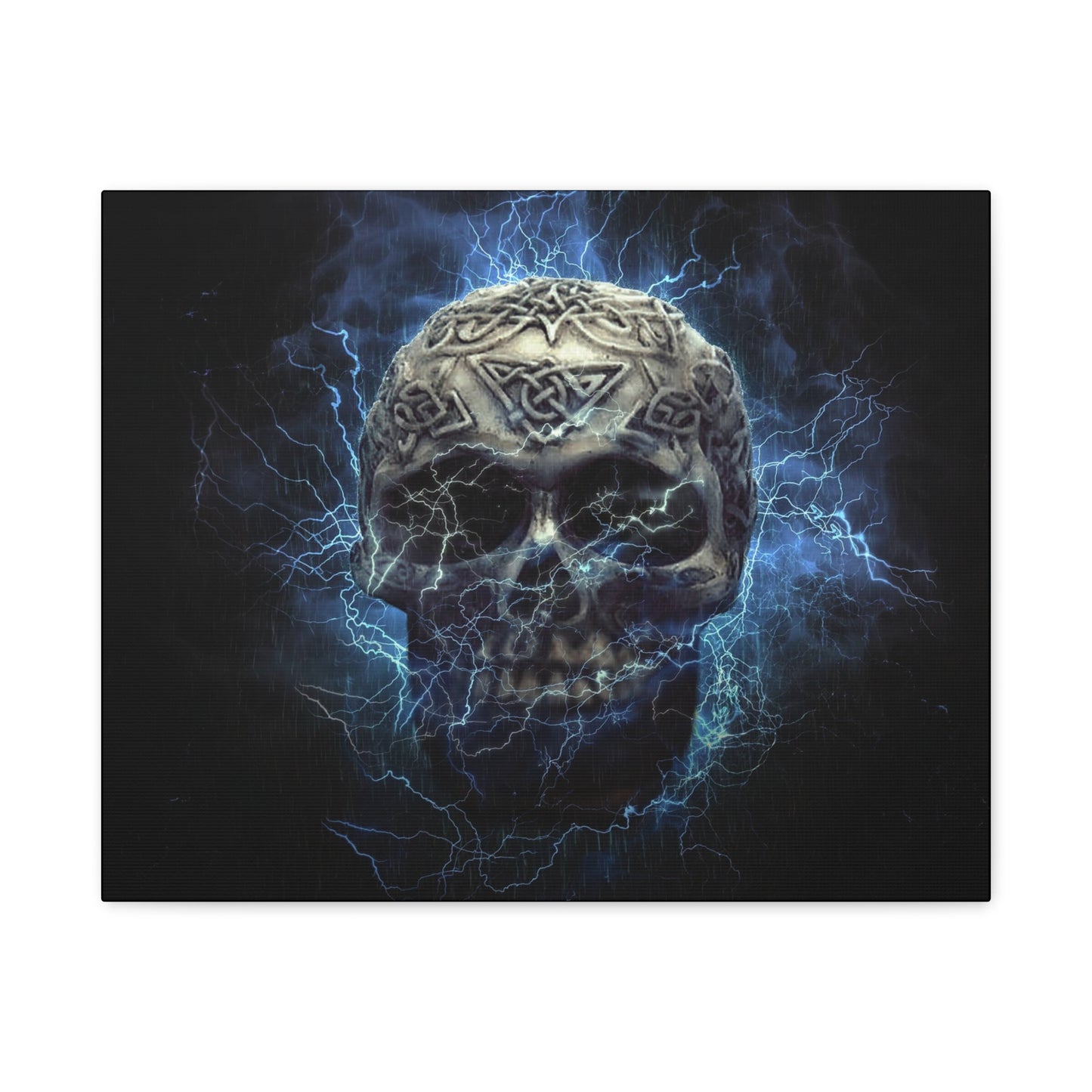 Skull Matte Canvas, Stretched, 1.25"