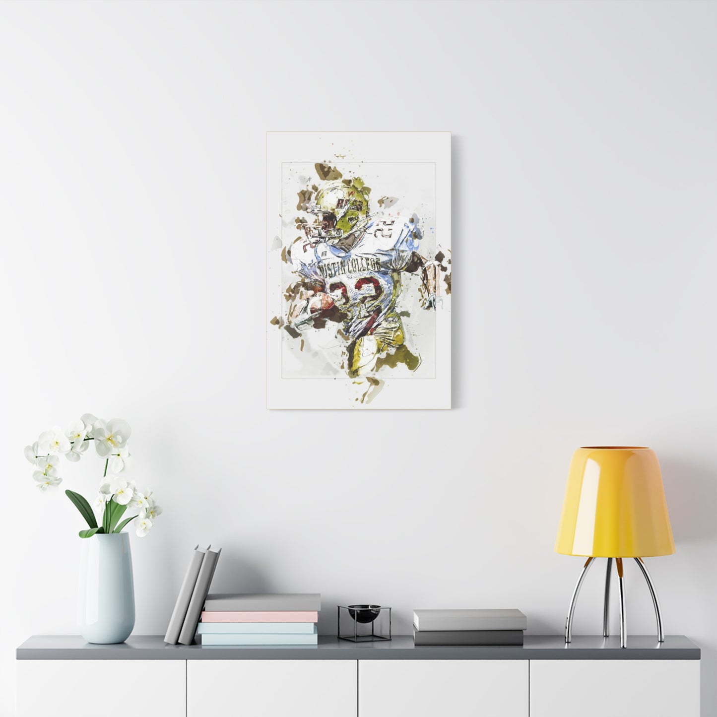 Football Matte Canvas, Stretched, 1.25"