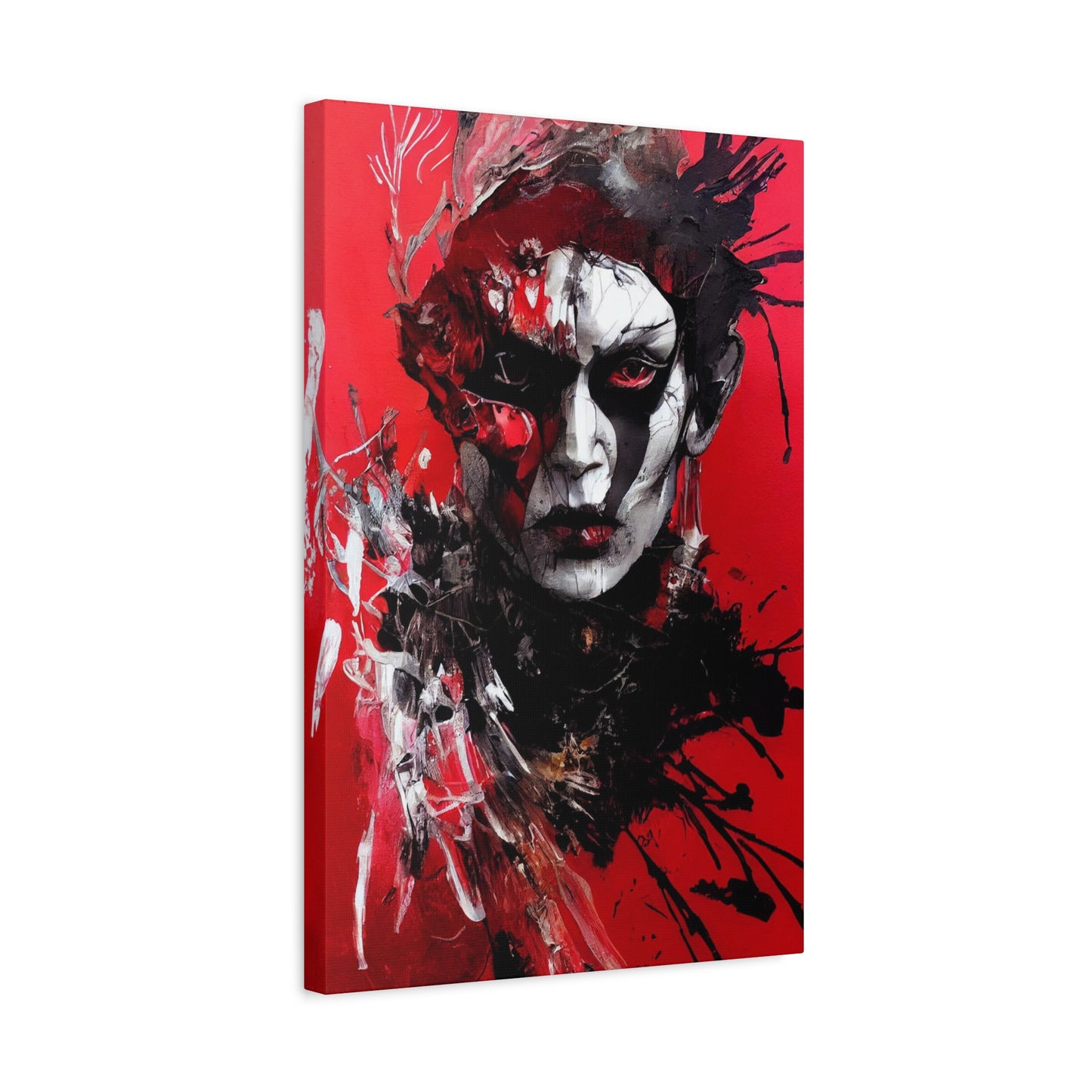 Shaman Red AI Gen Matte Canvas, Stretched, 1.25"
