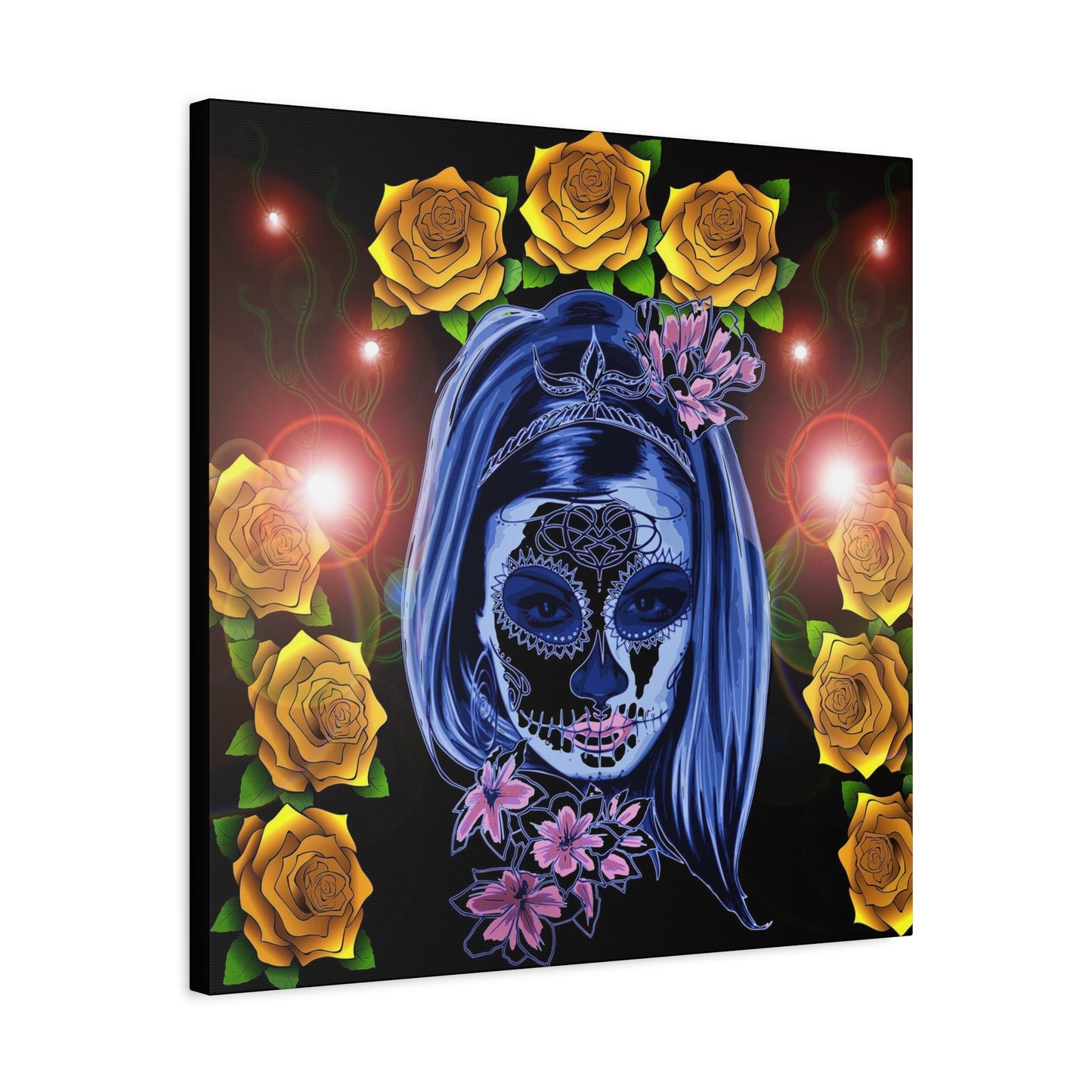 Day of the dead Matte Canvas, Stretched, 1.25"