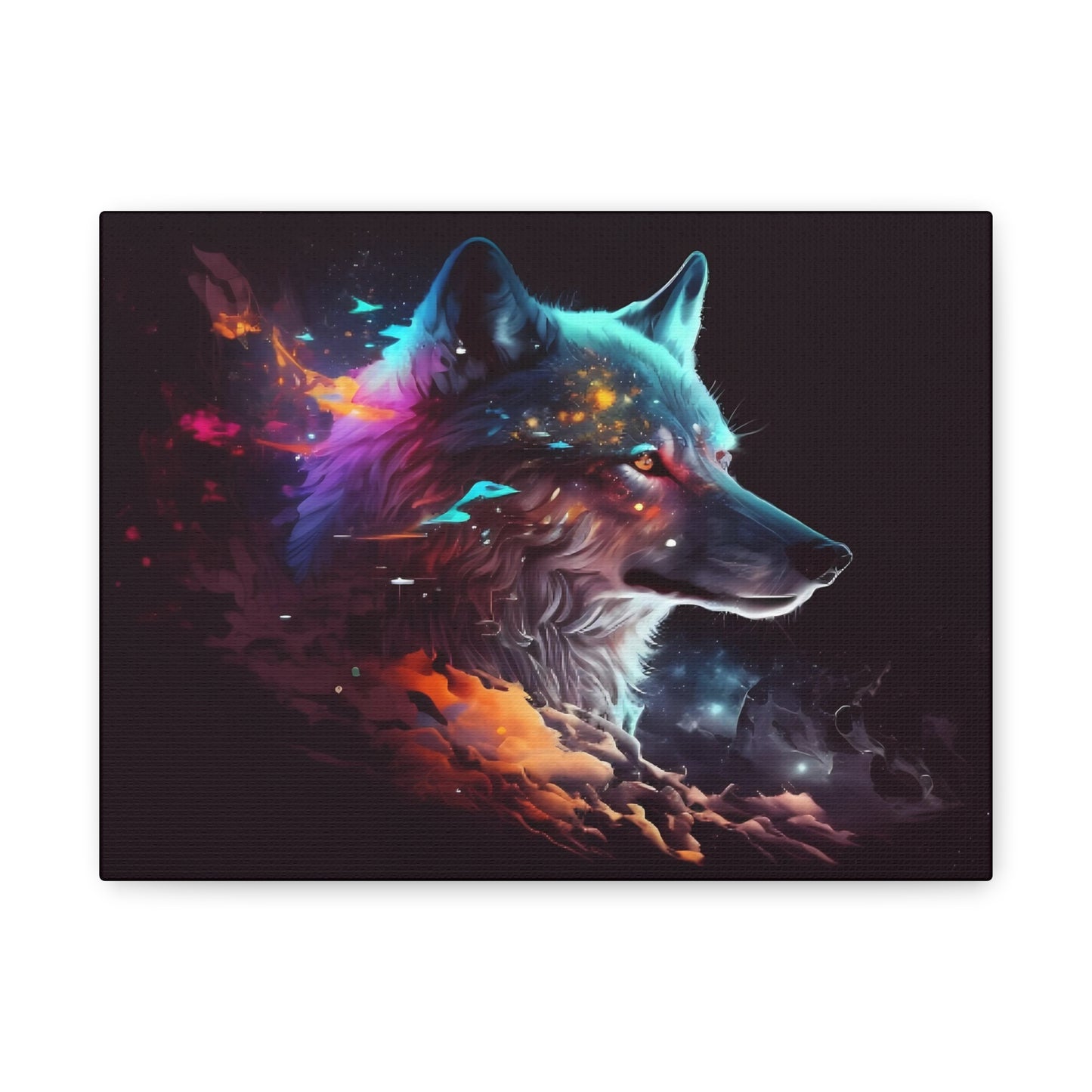 Wolf Matte Canvas, Stretched, 1.25"