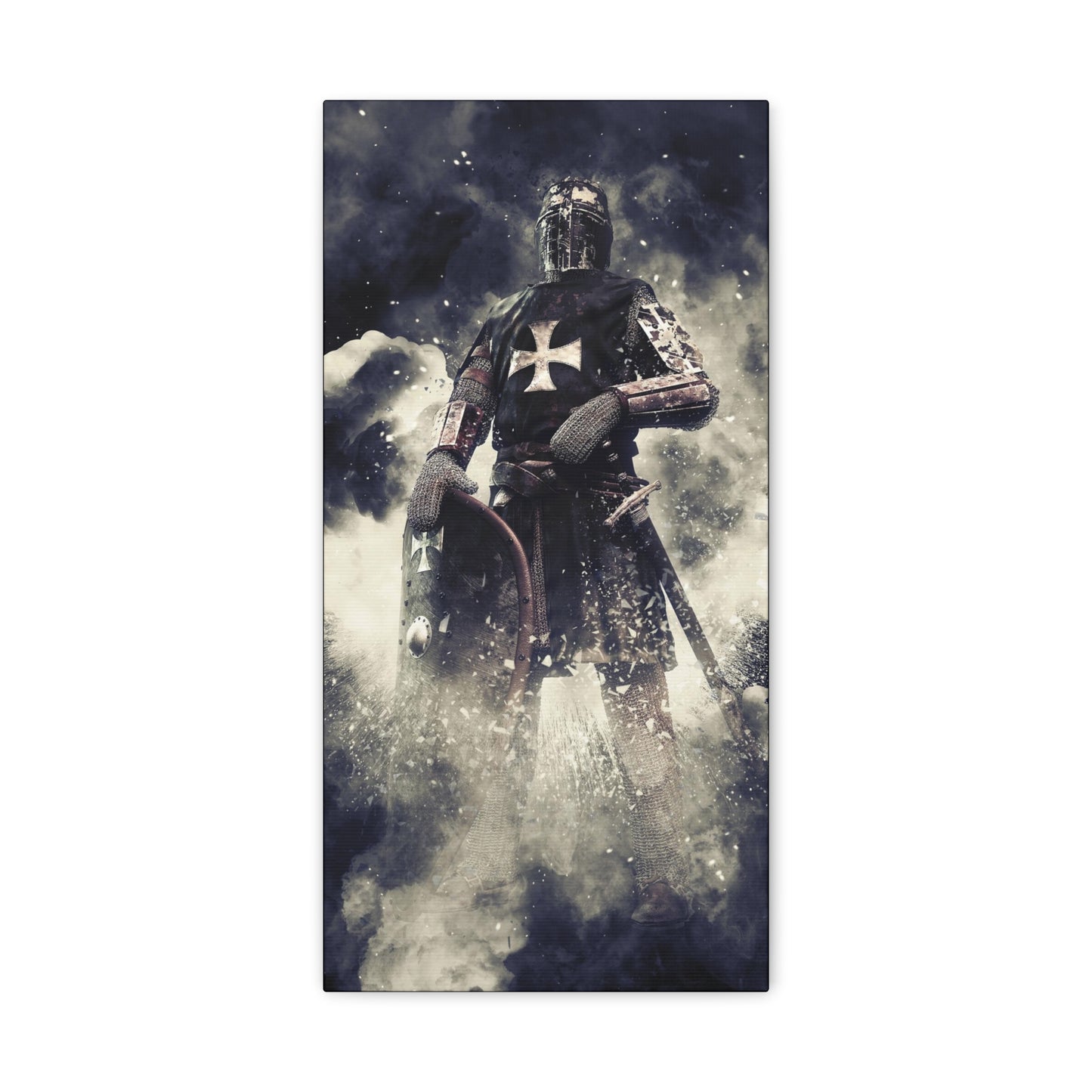 Knight Crusader Matte Canvas, Stretched, 1.25"