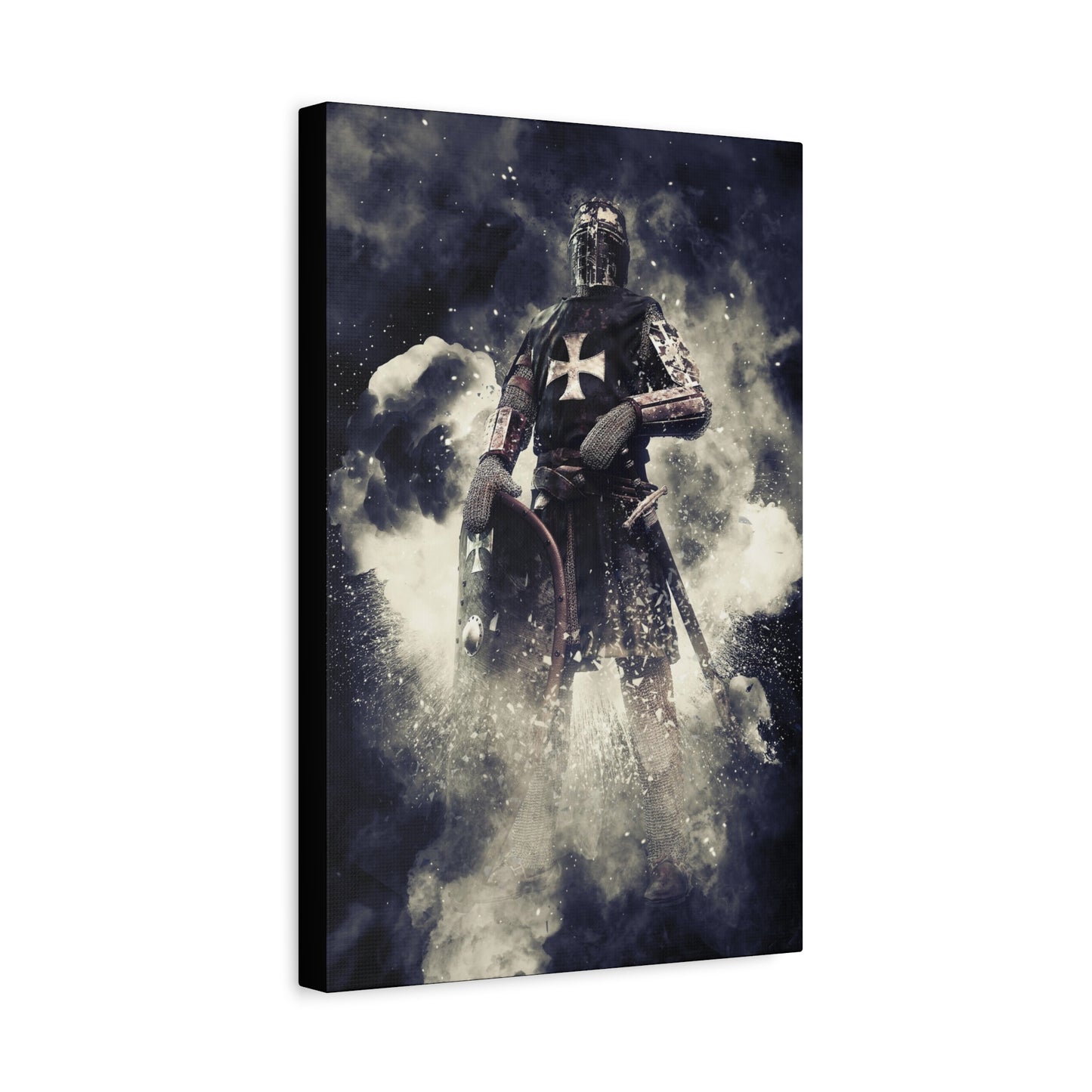 Knight Crusader Matte Canvas, Stretched, 1.25"